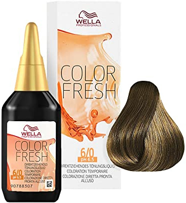 Wella Color Fresh Glanz-Tönung 6/ 0 dunkelblond, (1 x 75 ml)