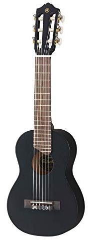 Yamaha Acoustic Guitalele, GL1 - Ein Hybrid aus Gitarre und Ukulele (70 cm) mit 6 Saiten (3 Nylon / 3 Metall umsponnen, allgemein als Nylonsaitensatz bekannt) und passender Yamaha Gig Bag - Schwarz