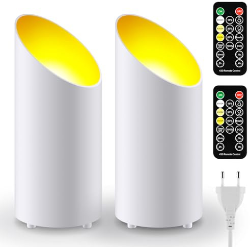 Adiwo LED Uplight Spot, Bodenstrahler, 2 Stück LED Bodenleuchte zur stimmungsvollen Akzentbeleuchtung, Tandleuchten Deckenfluter, Stehlampe Dimmbar Warmes Gelbes NatüRliches KüHles WeißEs Licht