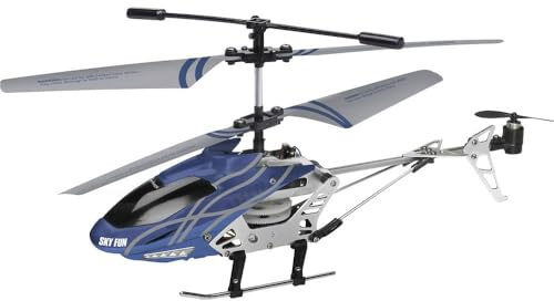 Revell RC Helicopter Sky Fun | Ferngesteuerter RC Hubschrauber 2,4 GHz | Ready to Fly Indoor Helikopter mit 3 Kanal Steuerung | Inklusive Ersatz-Rotoren | für Anfänger ab 8 Jahren