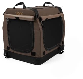 TrendPet TPX60-Pro - Leichte, Faltbare Hundebox mit Aluminium Rahmen