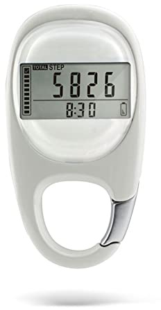 ThreeH Digitaler Schrittzähler für Walking 3D Schrittzähler mit Clip Schritte Entfernung Kalorien Speicher Übung Fitness Activity Tracker für Ältere Kinder