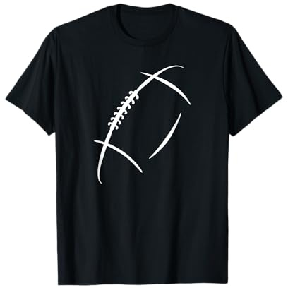 American Football Spieler Und Fan Gear Co - Herren Unisex T-Shirt, Schwarz, S, Klassische Passform, Halbarm, T-Shirt, Football-T-Shirt, American Football, Herbst