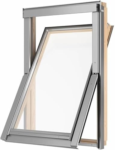 Rooflite+ Dachfenster Holz Slim und Eindeckrahmen 55 x 98 CK04