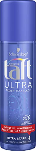 Schwarzkopf 3 Wetter taft Haarlack Pump-Fixierung Ultra Fixier Haarlack ultra starker Halt 4, 5er Pack (5 x 200 ml)
