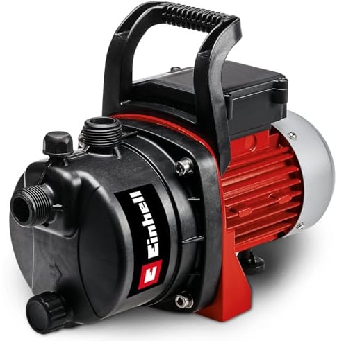 Einhell Gartenpumpe GC-GP 6538 (650 W, 3,6 bar Druck, 3.800 l/h Förderleistung, Wassereinfüllschraube, Wasserablassschraube, Tragegriff)