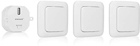 Smartwares Home Automation Set Plug & Connect Funkstecker - für das Schlafzimmer - 3 Einzelschalter und 1 Unterputzmodul SH4-99567