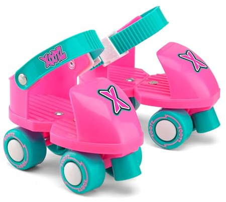 Unibos Have Duty Rollschuhe für Kinder, Jungen und Mädchen, mit 4 Rädern, geeignet für Kinder ab 3 Jahren, mit PP und PVC-Material, verstellbare Quad-Skates