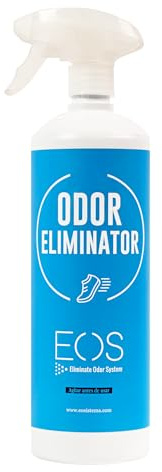 EOS (1L) Schuhdeo gegen Geruch | Schuh Geruchsentferner & Geruchsneutralisierer | Effektives Textilerfrischer Spray gegen Schweißfüße | Für alle Schuharten, Materialien & Textilien geeignet