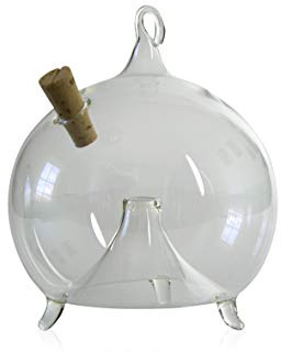 Fliegenfalle zum Stellen und Hängen d 8 cm mundgeblasen handgeformt Lauschaer Glas das Original