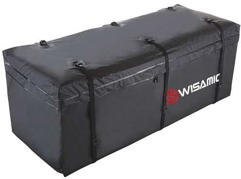 Wisamic Heckbox für Anhängerkupplung Auto Hintere Gepäcktasche: Wasserdicht Transporttasche (152 x 61x 61cm (566 Liter) 500 X 500D PVC Tarpulin)