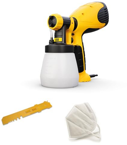 WAGNER Farbsprühsystem Wood&Metal Sprayer W 100 für Lacke, Lasuren im Innen- und Außenbereich, 5 m²-12 min, Behälter 800 ml, 280 W