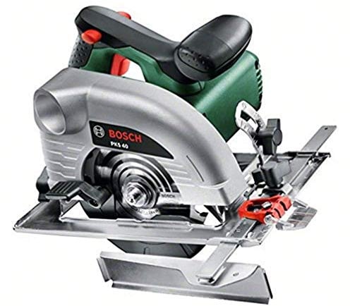 Bosch Home and Garden Bosch Handkreissäge PKS 40 (850 Watt, im Karton), Grün, 21,6 cm, 06033C5000