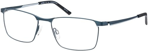 CHARMANT Brille mit Sehstärke für Herren optional mit Sonnenbrillentönung oder Blaulichtfilter, Rechteckig, gefertigt aus Titan (inklusive Brillenetui)