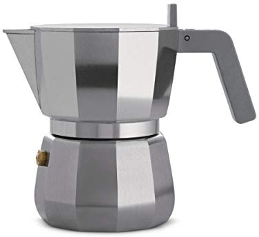 Alessi DC06/3 Espressokocher Aluminium, Grau