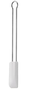 Rösle 12450 Teigschaber 20cm Weiss Silikon