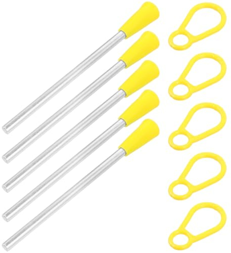 Milisten Dreieck Eisen Stöcke 13.00 Cm Kunststoff Mallets Percussion Sticks Handpercussion Werkzeug Für Musikinstrument Zubehör Kinder Musikunterricht 10 Stück