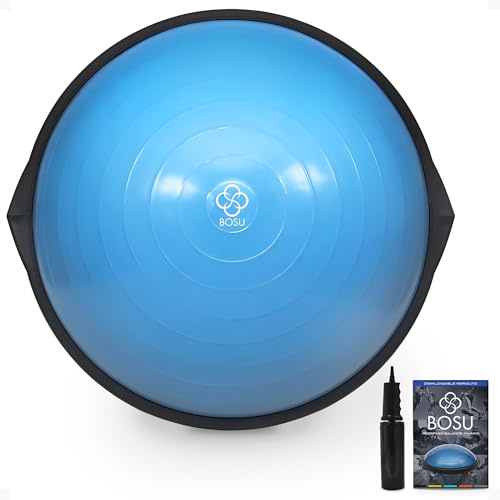 BOSU 72-10850-2BB Home Gym Equipment Balance Trainer für Balance, Kraft, Flexibilität, Cardio, Core und Ganzkörpertraining Heimtraining, 65 cm (blau)