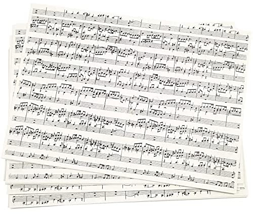 Paper Concept 219560 Bastelpapier, Kraftpapier mit Aufdruck, natürliche Farbe, 10 Blatt, 21 x 30cm