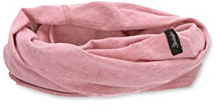 Sterntaler OCS Multifunktionstuch Melange – Mädchen Tuch aus Bio-Melange-Singlejersey – vielseitig tragbar als Mütze, Halstuch, Haarband & mehr – samtrosa, Gr. 1