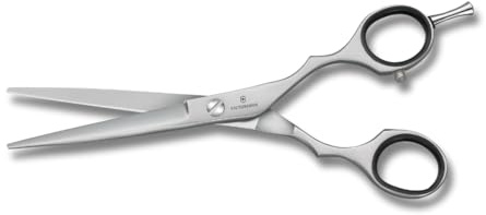 Victorinox Coiffeurschere, Frisörschere, Länge: 15 cm, Extra Scharf, Rostfreie Stahlklingen, mit Fingerstütze, Silber