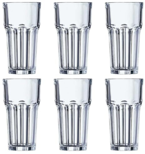 Arcoroc ARC J2598 Granity Longdrinkglas, 650ml, Glas, transparent, 6 Stück