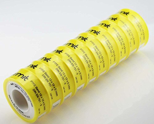 10x PTFE-Band für Feingewinde FRp