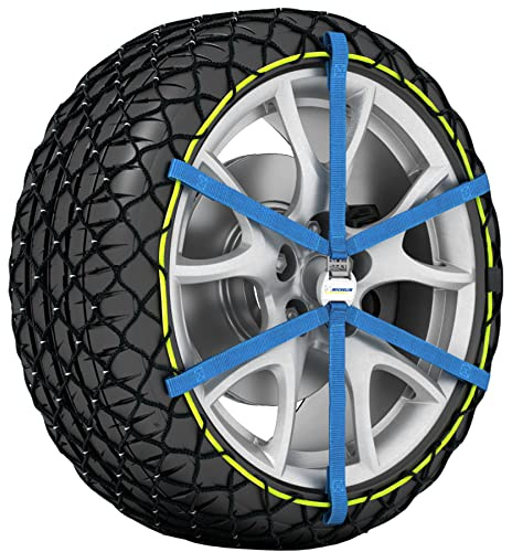 MICHELIN EASY GRIP EVOLUTION 7 Schneekette Auto Textilschneekette 2 Stück, Reifen Schneekette Ultraleistungsfähig Einfache Handhabung