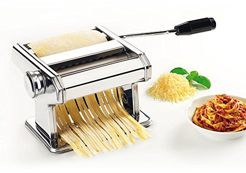 Metaltex 3 in 1 Pasta Maschine Maker Edelstahl Tischklemme
