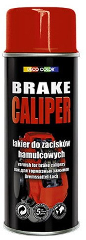 DECO COLOR 1 Stück 400ml Bremssattellack Bremssattel Farbe rot 25351