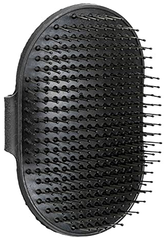 Trixie 2330 Pflegestriegel, Gummi, 8 × 13 cm, Schwarz