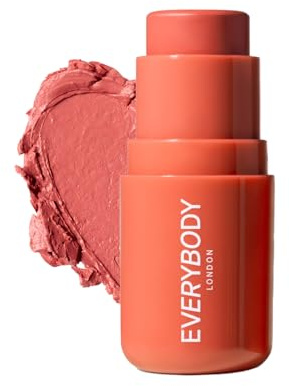 EVERYBODY LONDON Creme Rouge Stick, strahlend frisch, Langanhaltend, Blush Stick für eine natürlich frische Farbe, für alle Schönheitstypen geeignet, 4.8 g, Peach