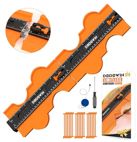 DODOWIN Konturenlehre 50cm Unbegrenzt Verbindbare, Konturenlehre Groß, Laminat Schablone, Valentinstag Geschenke für Männer Ihn, Personalisierte Geburtstagsgeschenk für Opa Papa