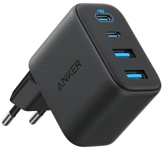 Anker Zolo 50W USB C Ladegerät, 4-Port Netzteil mit 2 USB-C und 2 USB-A, Kompaktes Schnellladegerät Für iPhone 17 Pro Max/16/15/14/13-Serie, iPad, Pixel, Galaxy, MacBook (ohne Kabel)