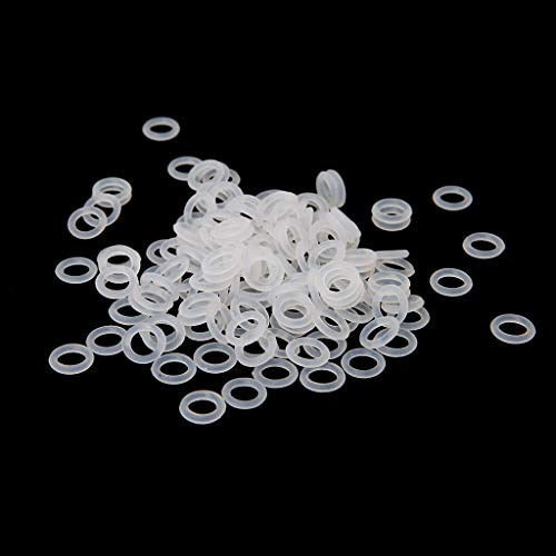 goodluxx 120 Stück Tastenkappen Gummi-O-Ring-Schalter-Dämpfer für Cherry MX-Tastatur-O-Ringe Wie Bilder Zeigen