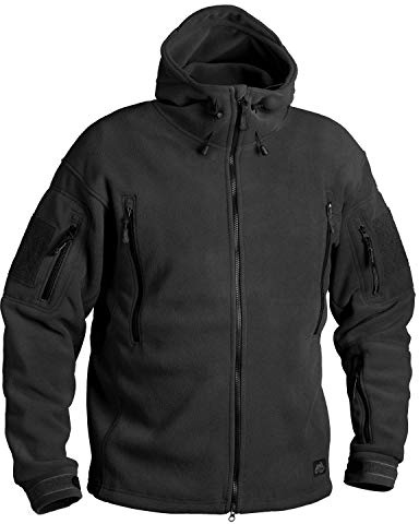 Helikon Patriot Fleecejacke Oliv, Schwarz, XL