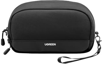 UGREEN Reise Kabeltasche Organizer Wasserfest Tech Pouch Schwarz(M) | Tech EDC Pouch Kabel Organiser Tasche für Power Bank, Ladegerät, Adapter, Kabel, HDD