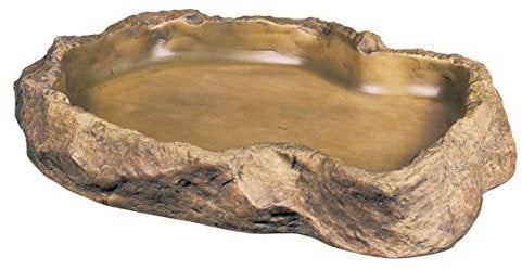 Exo Terra Feeding Dish, Futterschale, Futternapf, im Felsdekor, groß