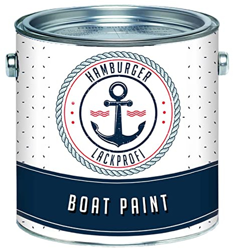 Hamburger Lack-Profi Bootslack GLÄNZEND für Holz und Metall Farbauswahl Yachtlack Yachtfarbe Bootsfarbe