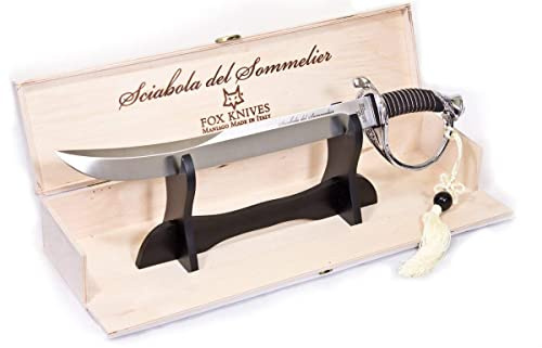 FOX - Champagner Säbel für Sommelier - Stahlgriff