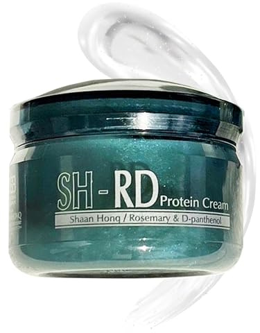 SH-RD Protein Haarcreme | Leave-in Pflege für trockenes, brüchiges Haar | Mit Vitamin B5 & Rosmarin | Anti-Frizz Haarprotein & Reparierende Kur - 80ml