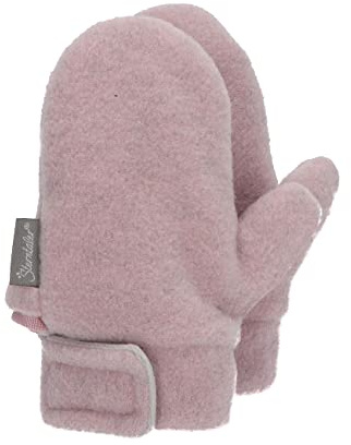 Sterntaler Fäustling mit Daumen, aus Microfleece mit Klettverschluss, gefüttert - Mädchen Accessoires für Babys & Kleinkinder - weich, warm und bequem, langlebig - rosa melange, Gr. 1