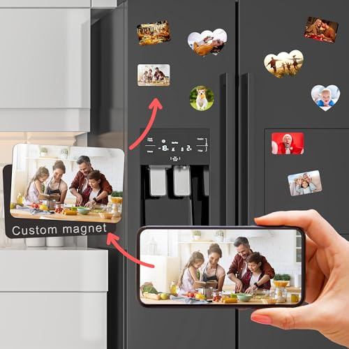 Personalisierung Kühlschrankmagnet Fotomagnete Heimdekoration Foto-Kühlschrankmagnete Büro- und Küchenschrankmagnete (Rechteck(1 Stück))