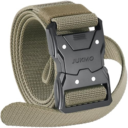 JUKMO Schnellverschluss Taktischer Gürtel Militär 3,8cm Nylon Arbeit Wandern