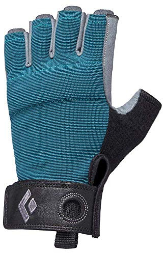 Black Diamond Klettersteighandschuhe Women's Crag Half-Finger Gloves, Größe:XS, Farbe:Raging SEA