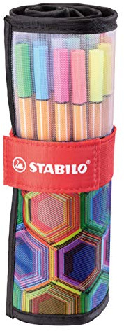Stabilo - Fineliner - Point 88 - ARTY - 25er Rollerset