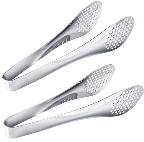 MSY BIGSUNNY 23 cm Buffetzange, 2 Stück Edelstahl Grillzange, Multifunktional Küchen Zange