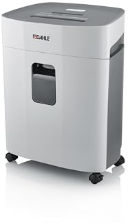 Dahle PaperSAFE PS 260 Aktenvernichter (12 Blatt, Sicherheitsstufe P4, Partikelschnitt, öl- und wartungsfrei, 25 Liter) grau
