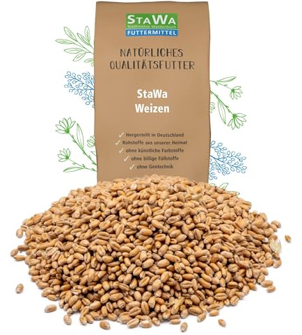 StaWa Futterweizen 25 kg, Gereinigter Weizen in Mühlenqualität für Hühner & Geflügel