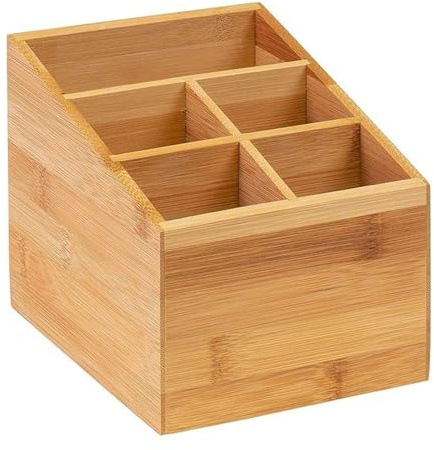 Westmark Küchen-Organizer/Tischbutler, 5 Fächer, Maße: 13 x 13,5 x 16 cm, Bambus, Tapas + Friends, Hellbraun, 69842270